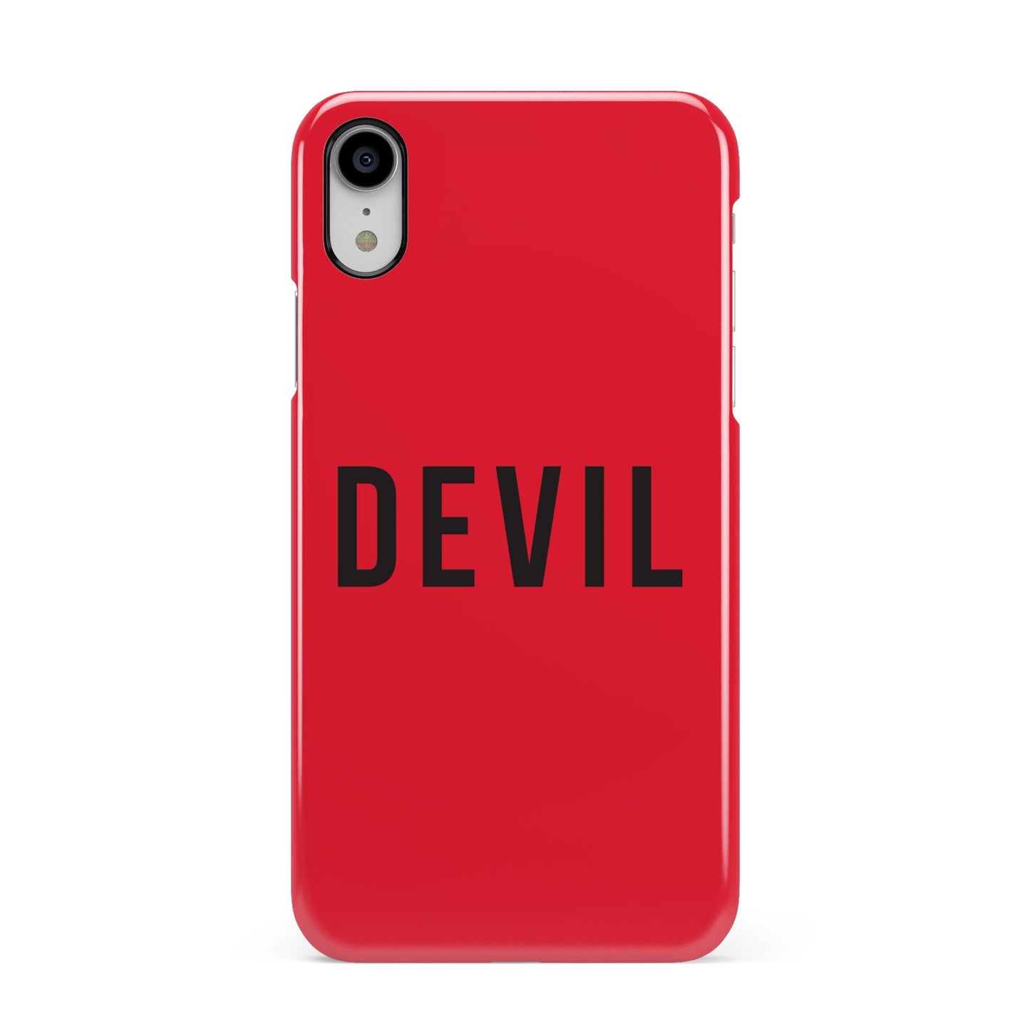 Halloween Red Devil Apple iPhone XR White 3D Snap Case