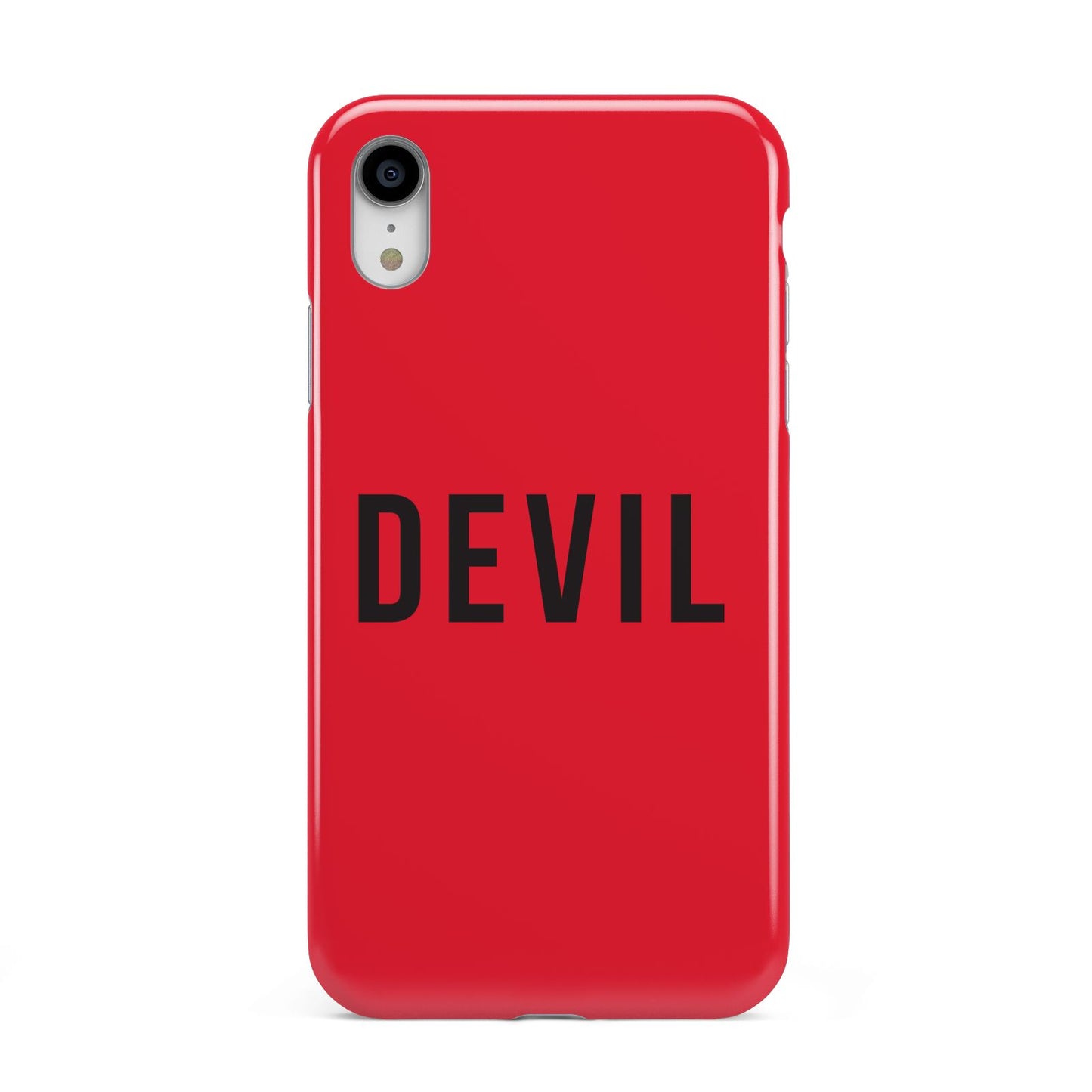 Halloween Red Devil Apple iPhone XR White 3D Tough Case