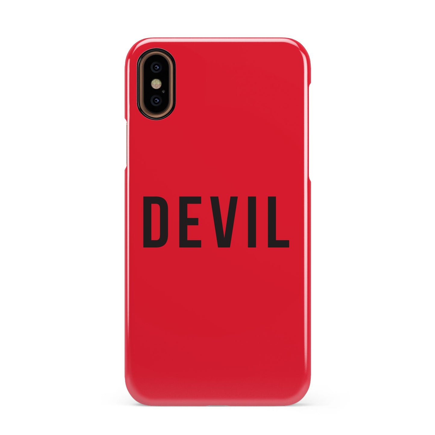 Halloween Red Devil Apple iPhone XS 3D Snap Case