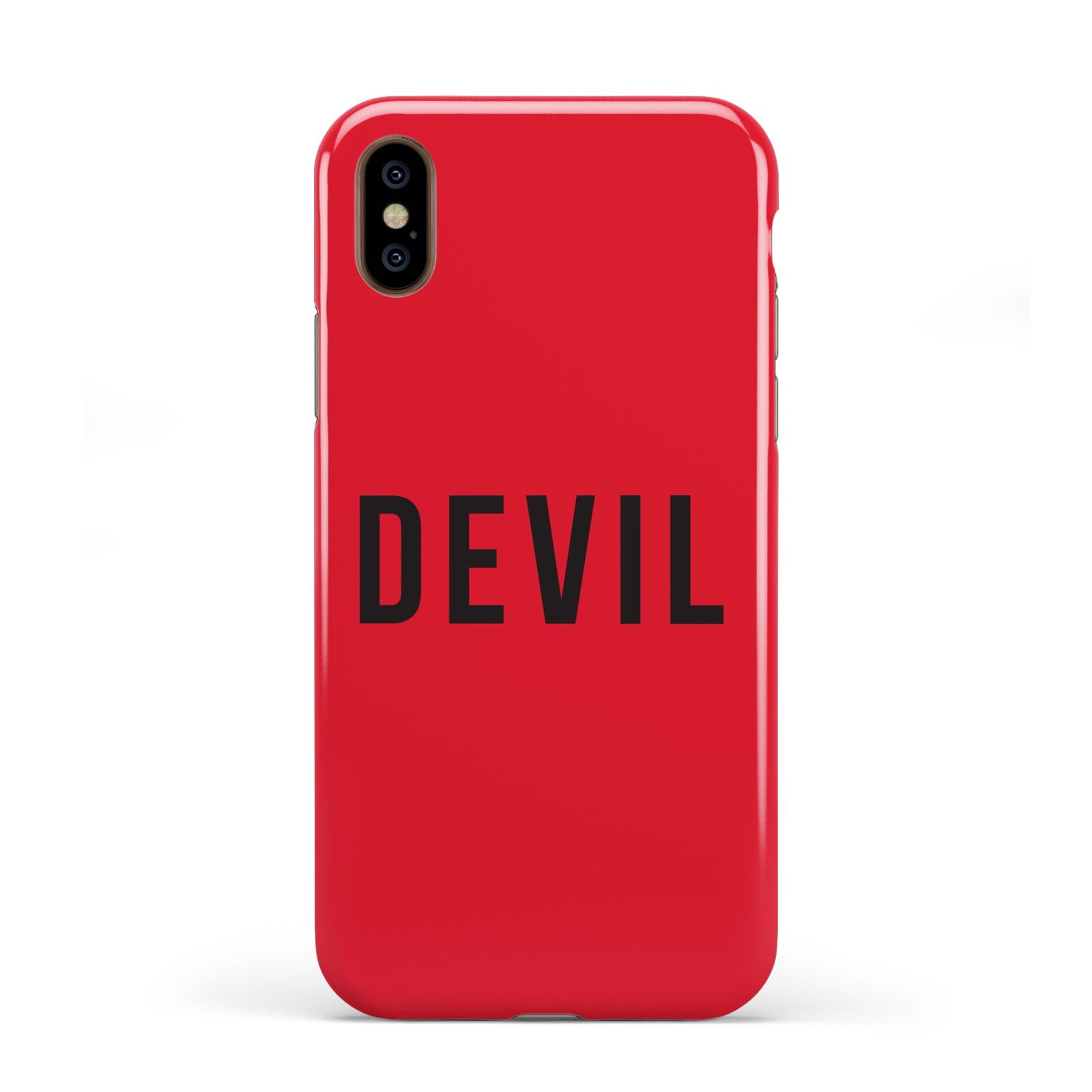 Halloween Red Devil Apple iPhone XS 3D Tough