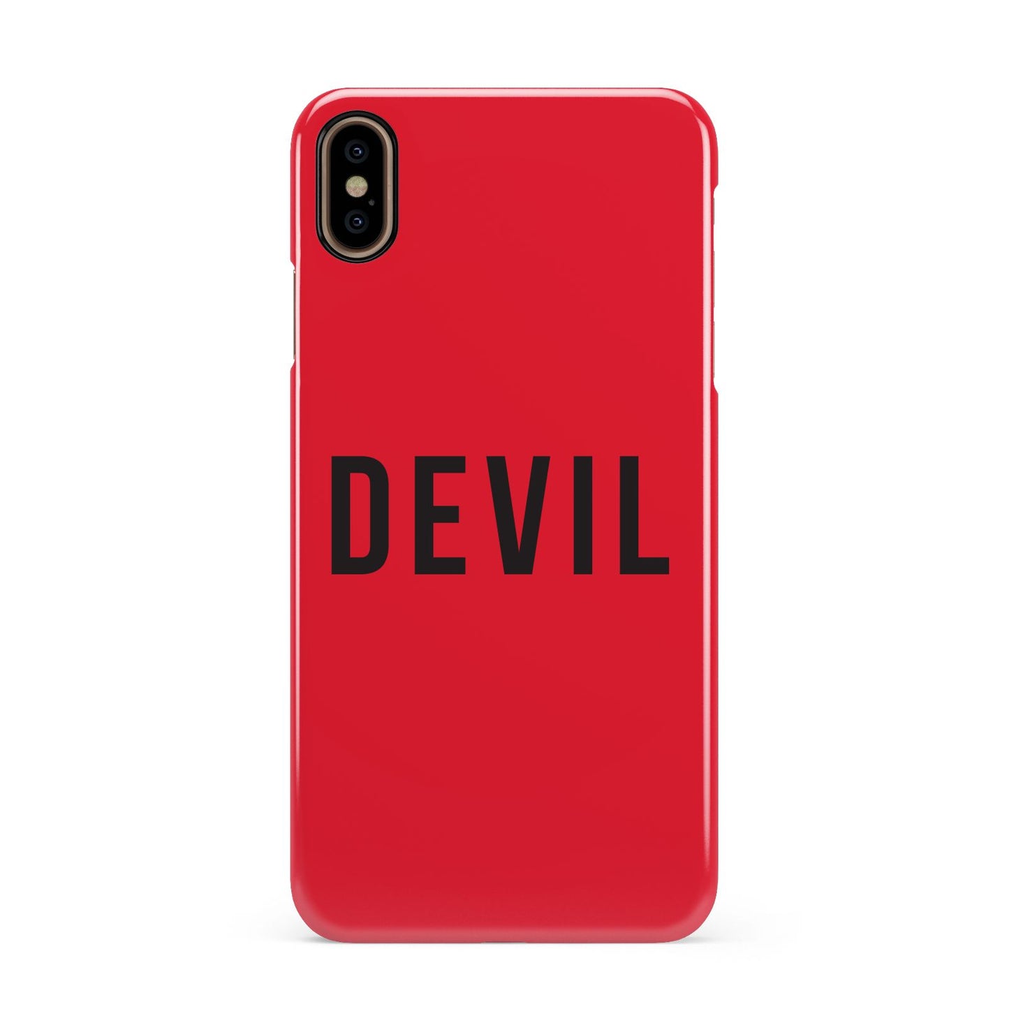 Halloween Red Devil Apple iPhone Xs Max 3D Snap Case