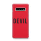 Halloween Red Devil Protective Samsung Galaxy Case