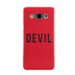 Halloween Red Devil Samsung Galaxy A3 Case