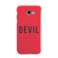 Halloween Red Devil Samsung Galaxy A7 2017 Case