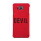 Halloween Red Devil Samsung Galaxy Alpha Case