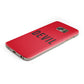 Halloween Red Devil Samsung Galaxy Case Bottom Cutout