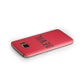 Halloween Red Devil Samsung Galaxy Case Side Close Up