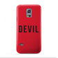 Halloween Red Devil Samsung Galaxy S5 Mini Case