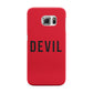 Halloween Red Devil Samsung Galaxy S6 Edge Case