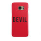 Halloween Red Devil Samsung Galaxy S7 Edge Case