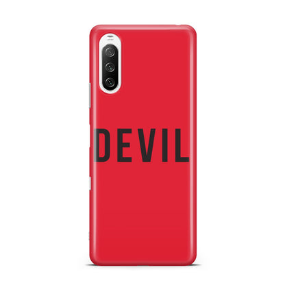 Halloween Red Devil Sony Xperia 10 III Case