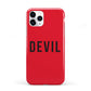 Halloween Red Devil iPhone 11 Pro 3D Tough Case