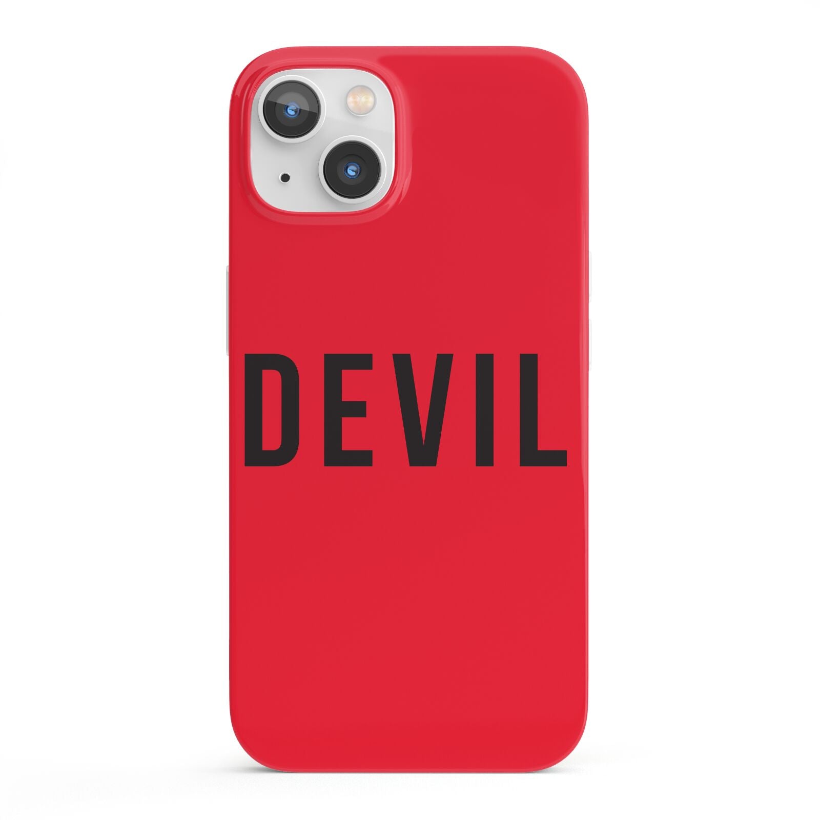Halloween Red Devil iPhone 13 Full Wrap 3D Snap Case