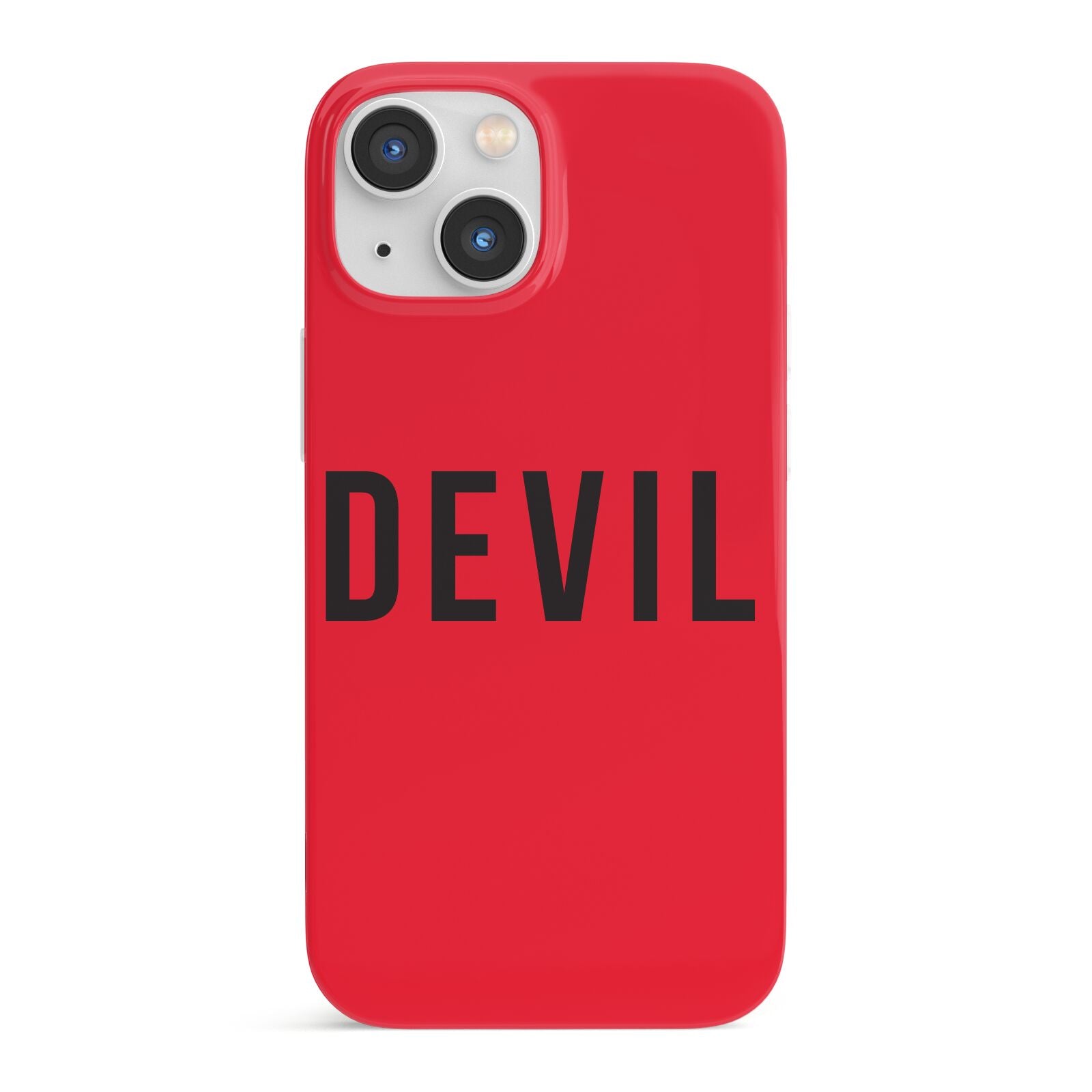 Halloween Red Devil iPhone 13 Mini Full Wrap 3D Snap Case