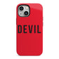 Halloween Red Devil iPhone 13 Mini Full Wrap 3D Tough Case