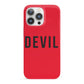 Halloween Red Devil iPhone 13 Pro Full Wrap 3D Snap Case