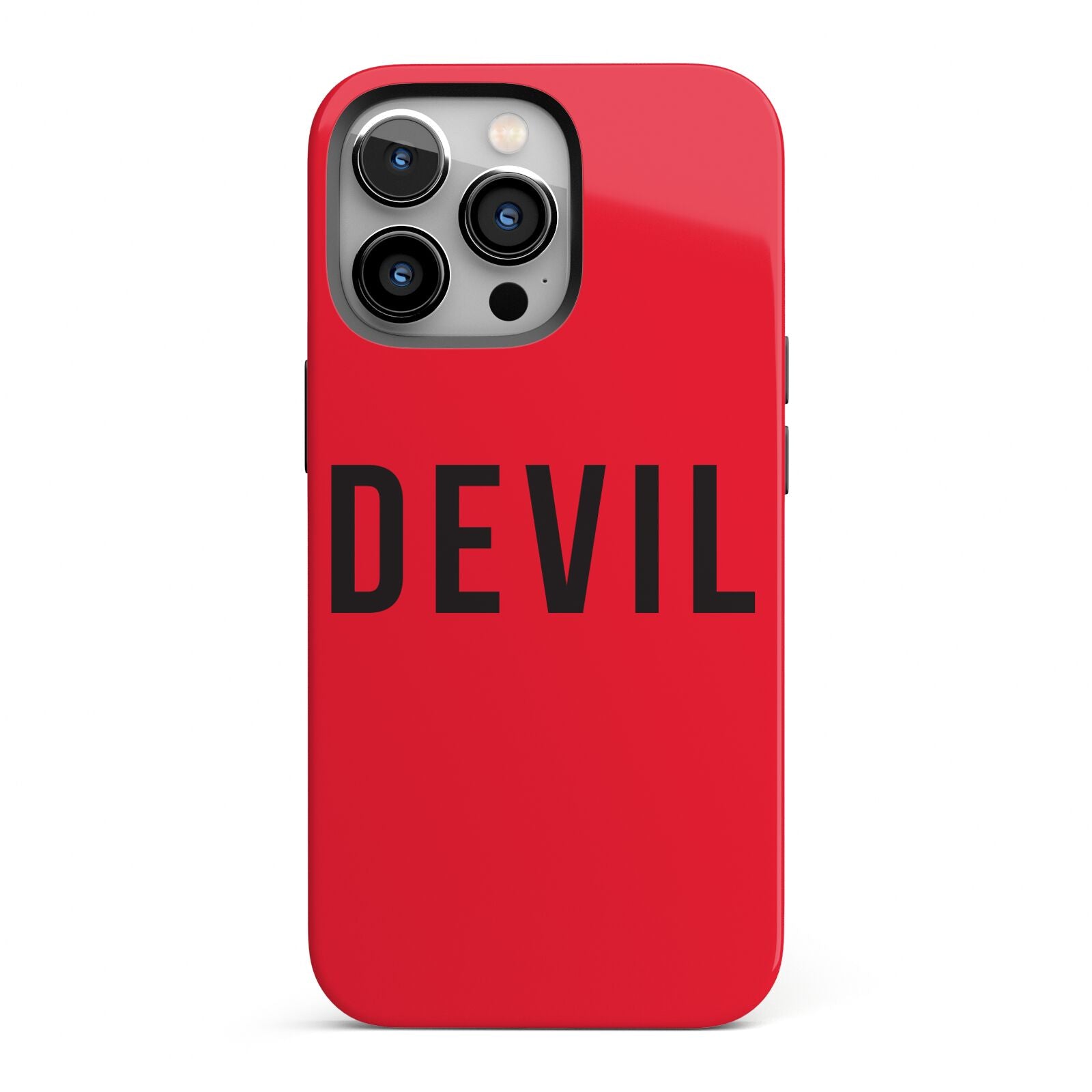 Halloween Red Devil iPhone 13 Pro Full Wrap 3D Tough Case