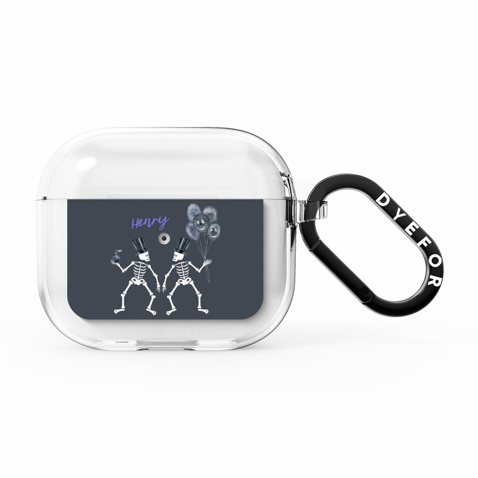 Halloween Skeleton AirPods Clear Case 3rd Gen