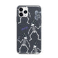Halloween Skeleton Apple iPhone 11 Pro in Silver with Bumper Case