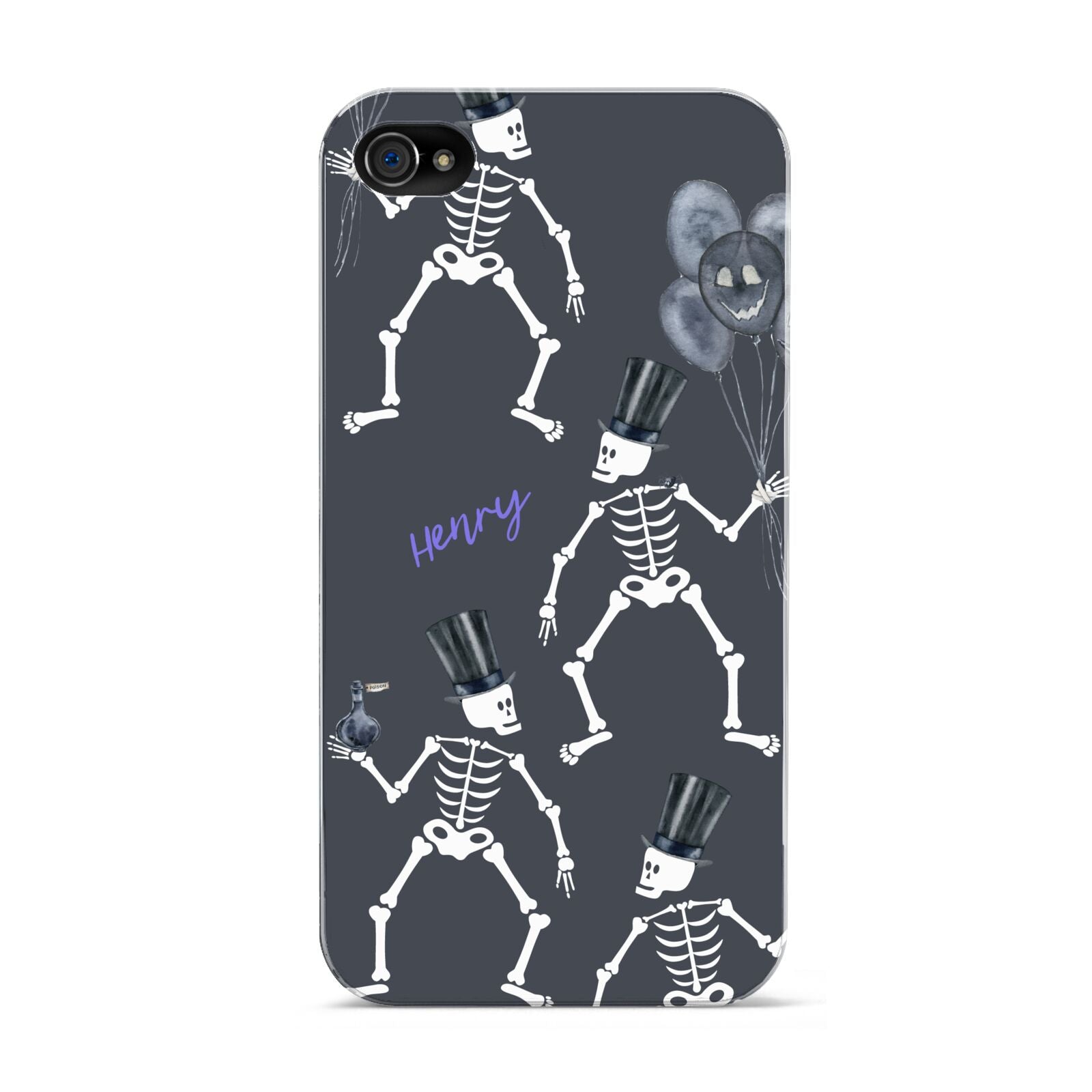 Halloween Skeleton Apple iPhone 4s Case