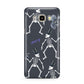 Halloween Skeleton Samsung Galaxy J7 2016 Case on gold phone