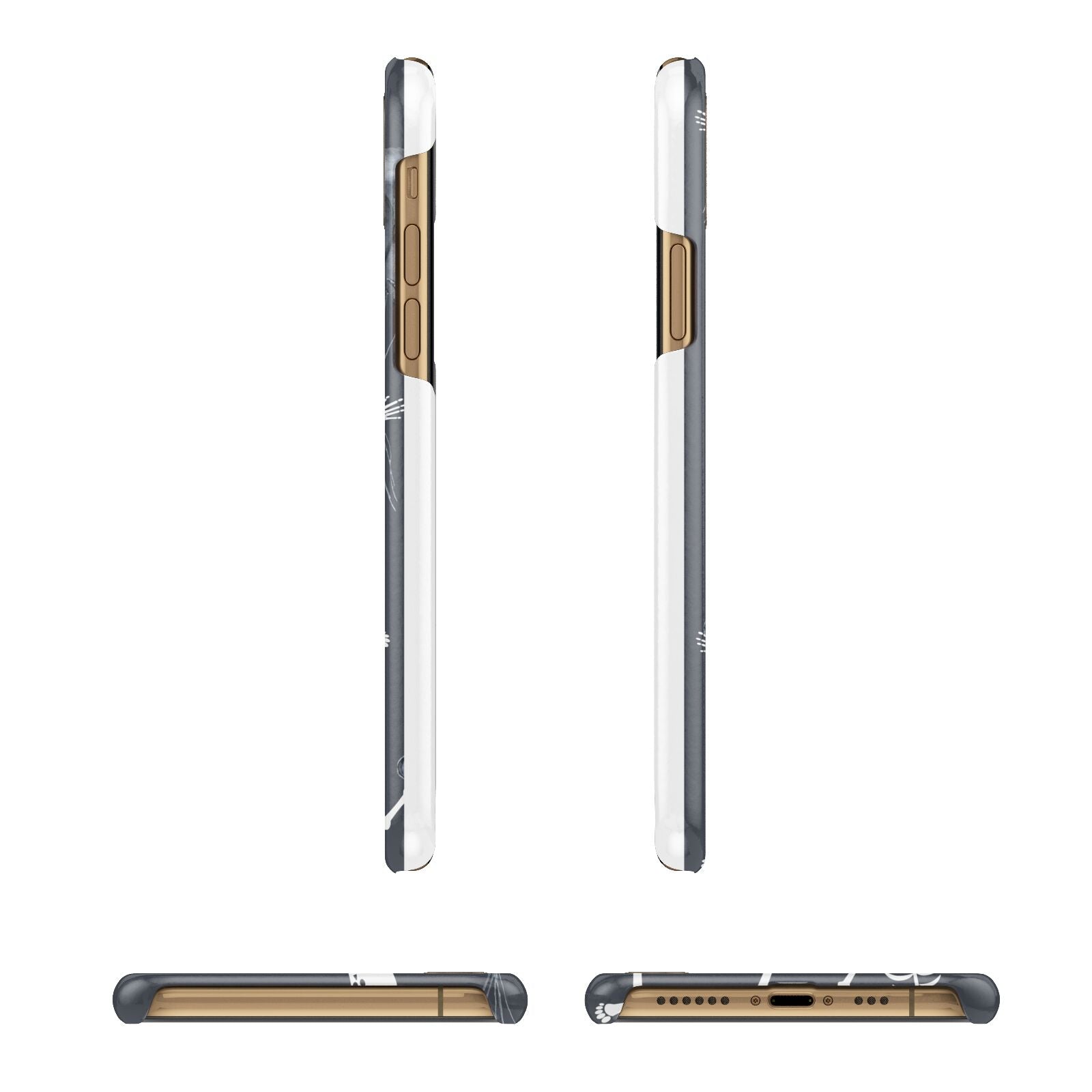 Halloween Skeleton iPhone 11 3D Snap Case Angle Images