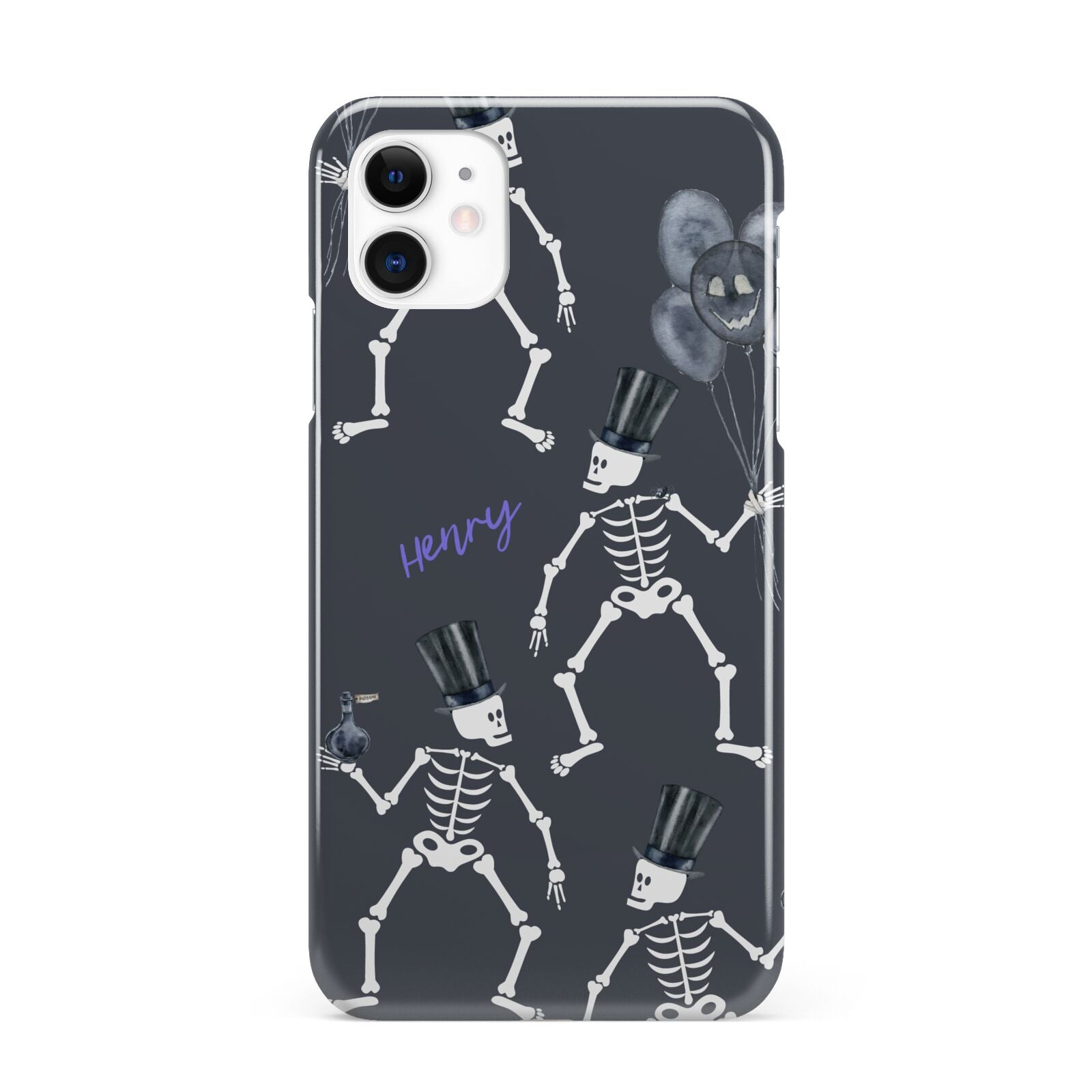 Halloween Skeleton iPhone 11 3D Snap Case