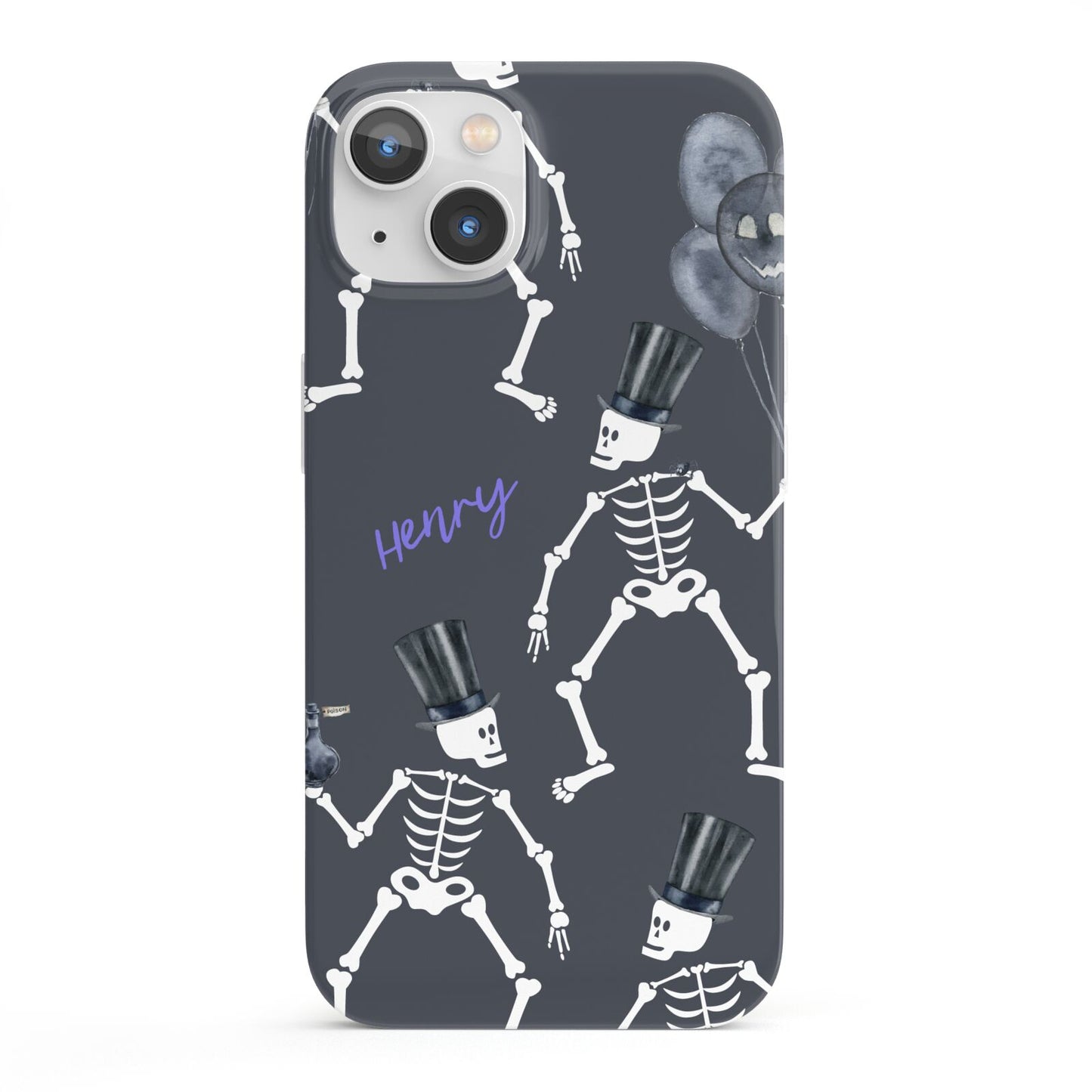 Halloween Skeleton iPhone 13 Full Wrap 3D Snap Case