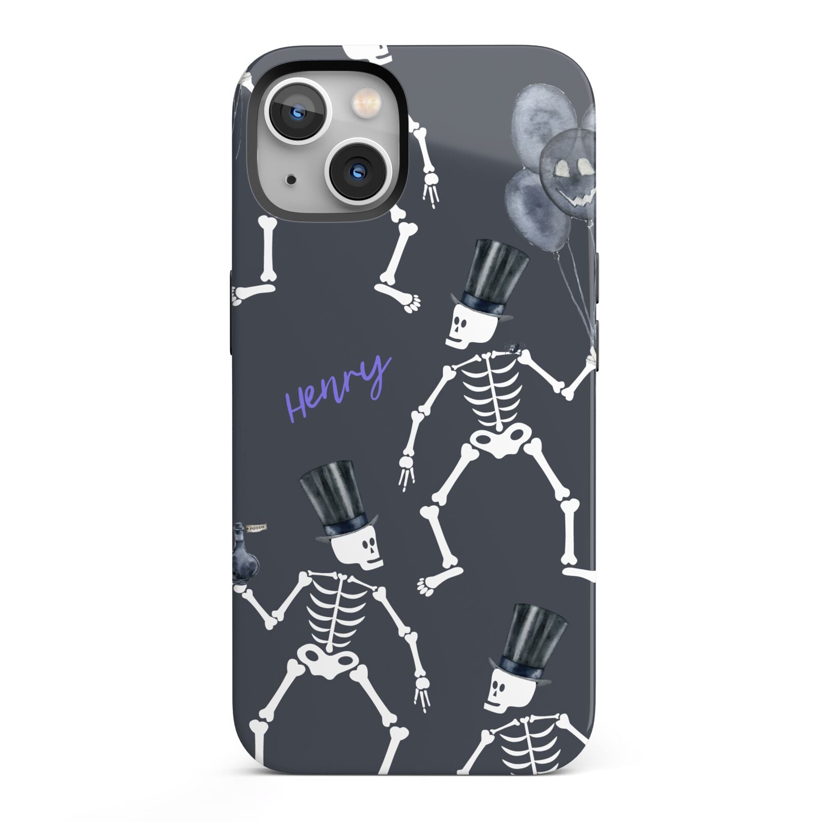 Halloween Skeleton iPhone 13 Full Wrap 3D Tough Case