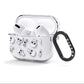 Halloween Skulls AirPods Clear Case 3rd Gen Side Image