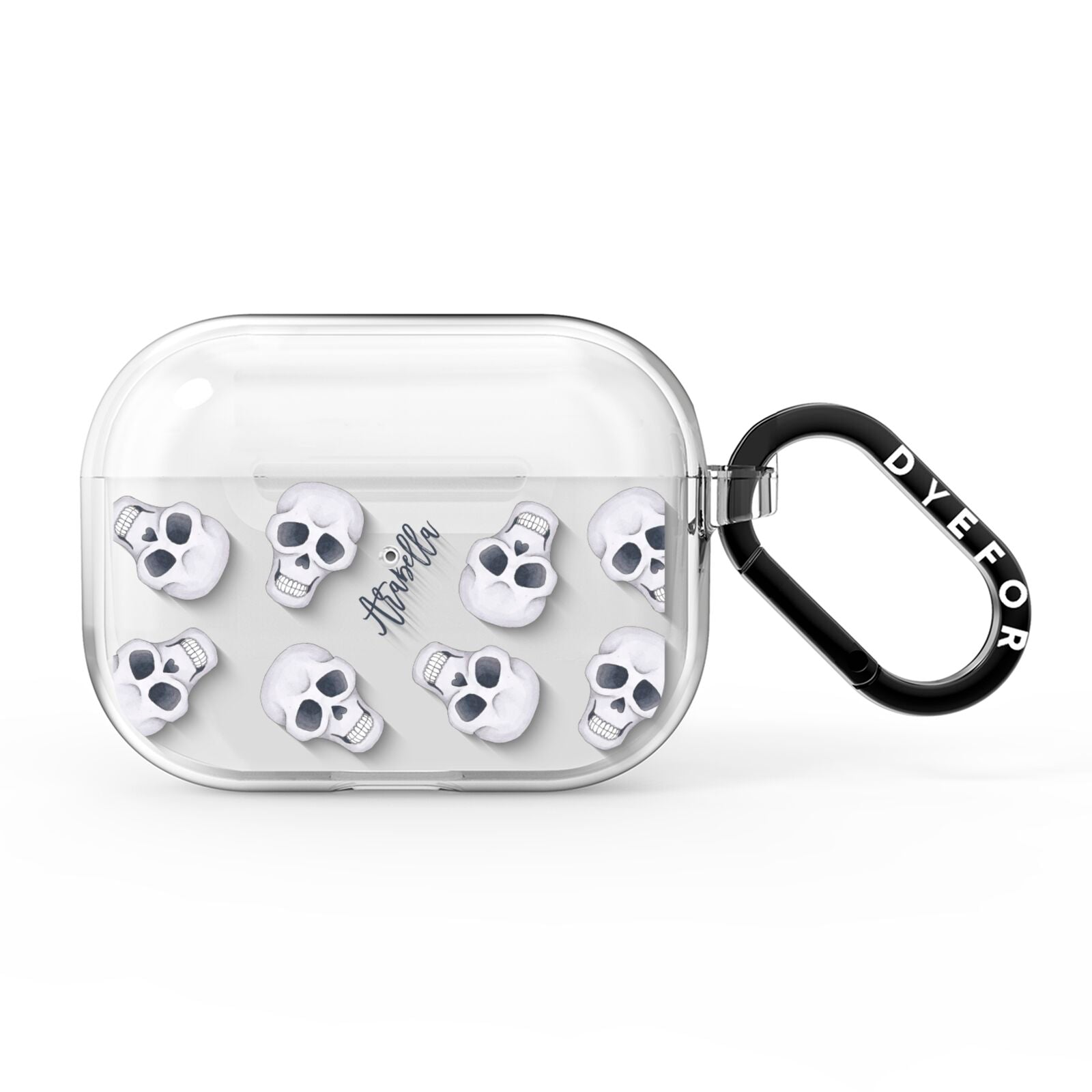 Halloween Skulls AirPods Pro Clear Case