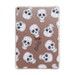 Halloween Skulls Apple iPad Rose Gold Case