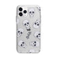 Halloween Skulls Apple iPhone 11 Pro Max in Silver with Bumper Case
