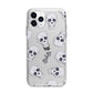 Halloween Skulls Apple iPhone 11 Pro in Silver with Bumper Case