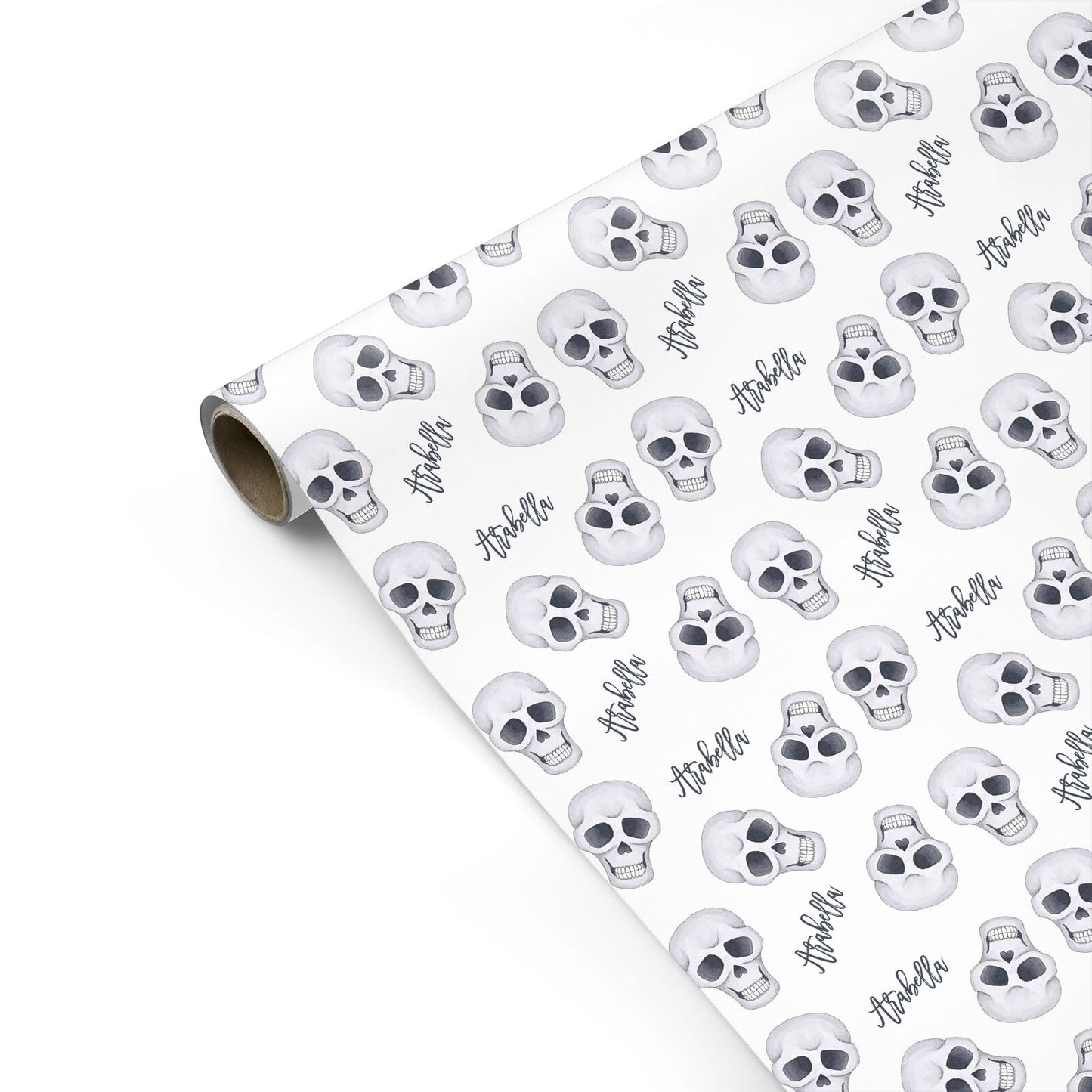 Halloween Skulls Personalised Gift Wrap