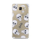 Halloween Skulls Samsung Galaxy A7 2016 Case on gold phone