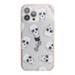 Halloween Skulls iPhone 13 Pro Max TPU Impact Case with Pink Edges