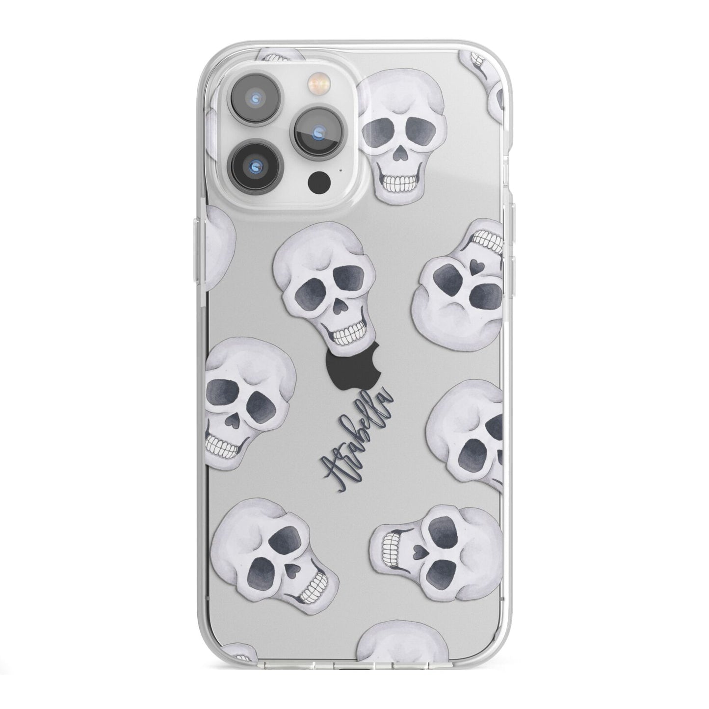 Halloween Skulls iPhone 13 Pro Max TPU Impact Case with White Edges