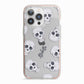 Halloween Skulls iPhone 13 Pro TPU Impact Case with Pink Edges