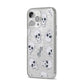 Halloween Skulls iPhone 14 Pro Max Glitter Tough Case Silver Angled Image