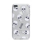 Halloween Skulls iPhone 7 Plus Bumper Case on Silver iPhone