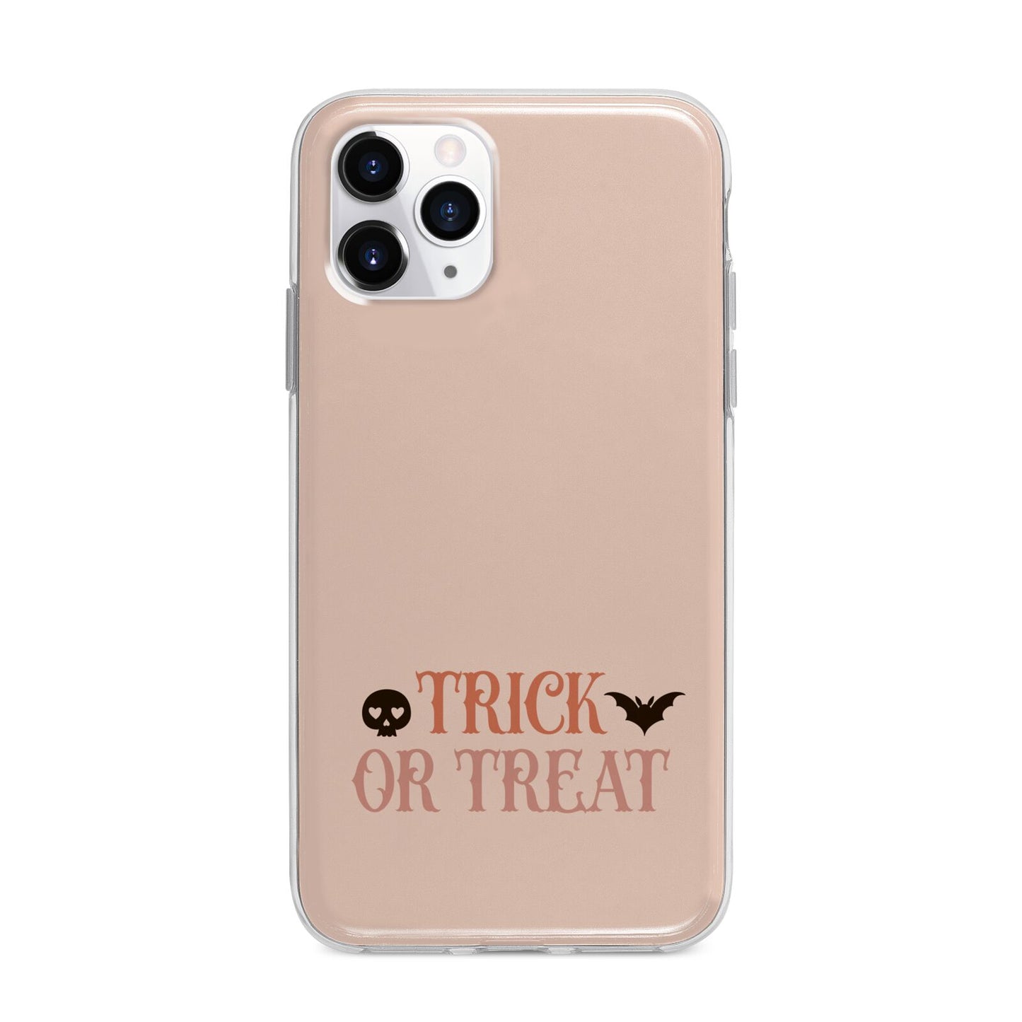 Halloween Trick or Treat Apple iPhone 11 Pro Max in Silver with Bumper Case