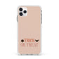 Halloween Trick or Treat Apple iPhone 11 Pro Max in Silver with White Impact Case