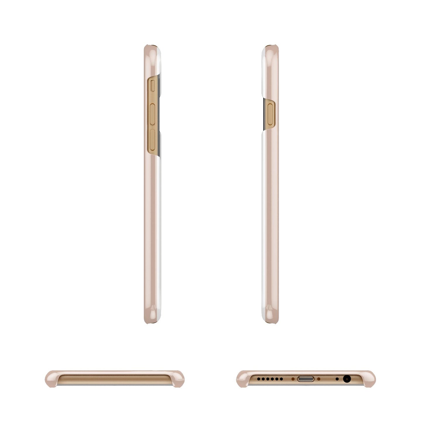 Halloween Trick or Treat Apple iPhone 6 3D Wrap Snap Case Angled Images