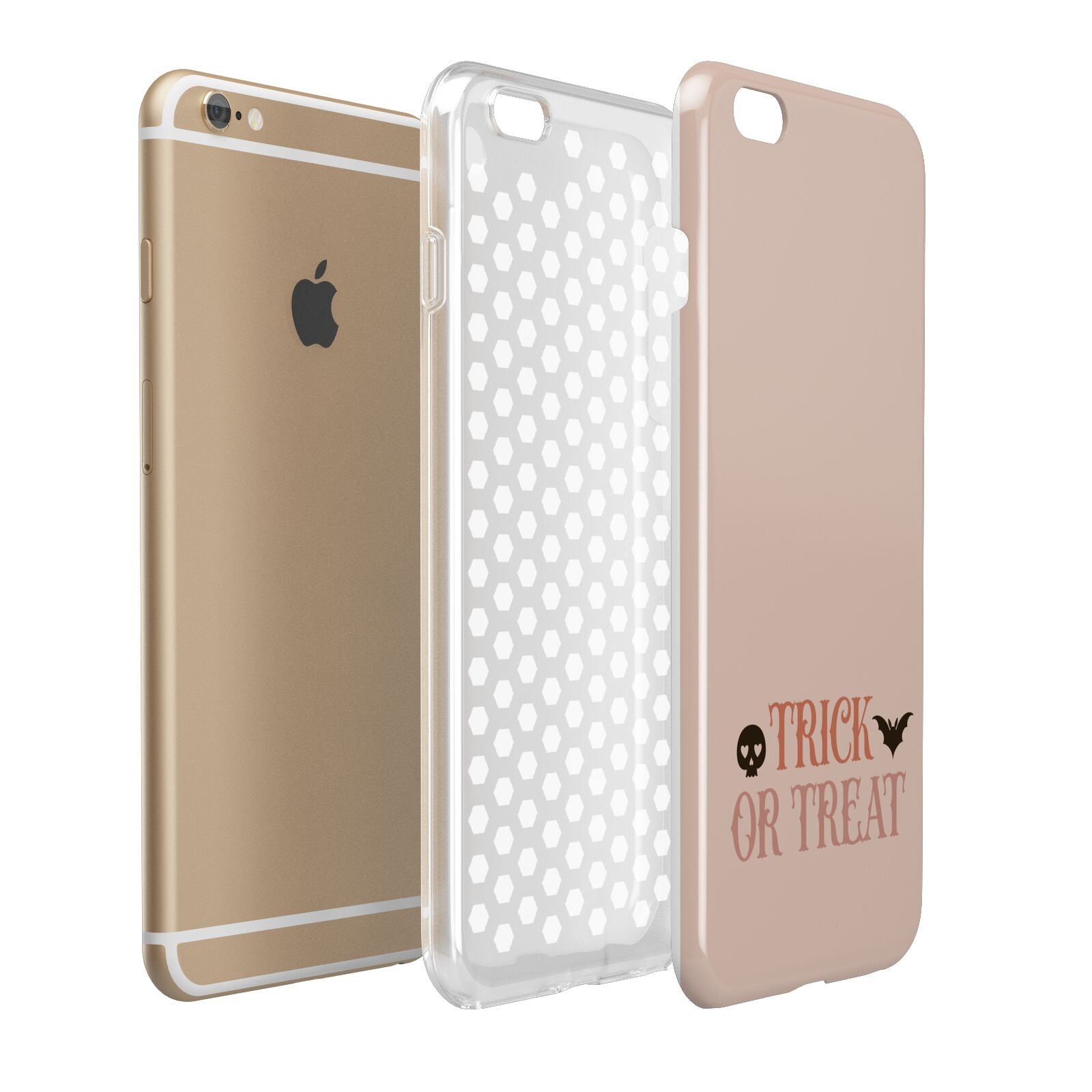 Halloween Trick or Treat Apple iPhone 6 Plus 3D Tough Case Expand Detail Image