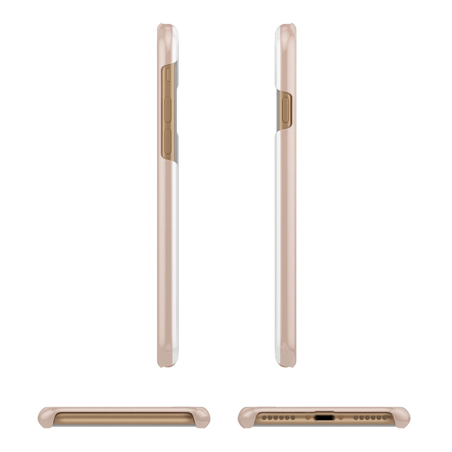 Halloween Trick or Treat Apple iPhone 7 8 3D Wrap Snap Case Angled Images