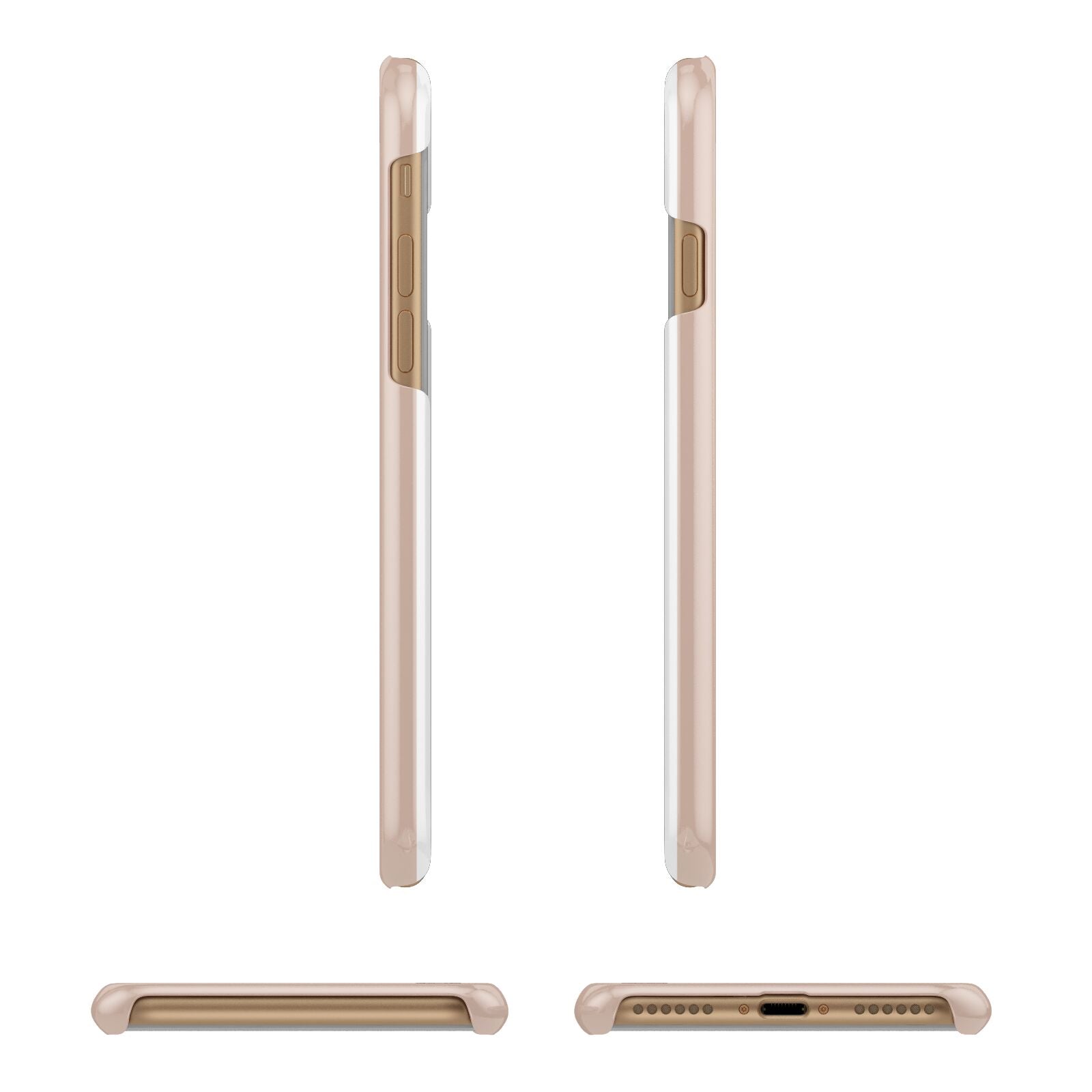 Halloween Trick or Treat Apple iPhone 7 8 3D Wrap Snap Case Angled Images