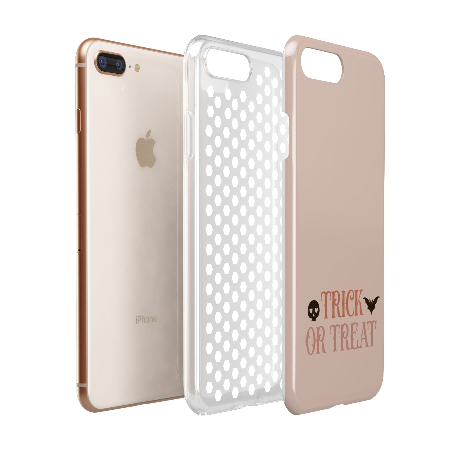 Halloween Trick or Treat Apple iPhone 7 8 Plus 3D Tough Case Expanded View