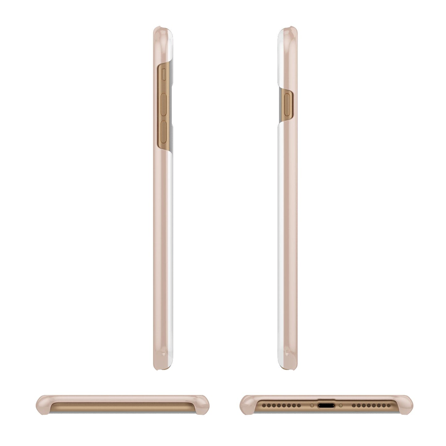 Halloween Trick or Treat Apple iPhone 7 Plus 3D Wrap Snap Case Angled Images