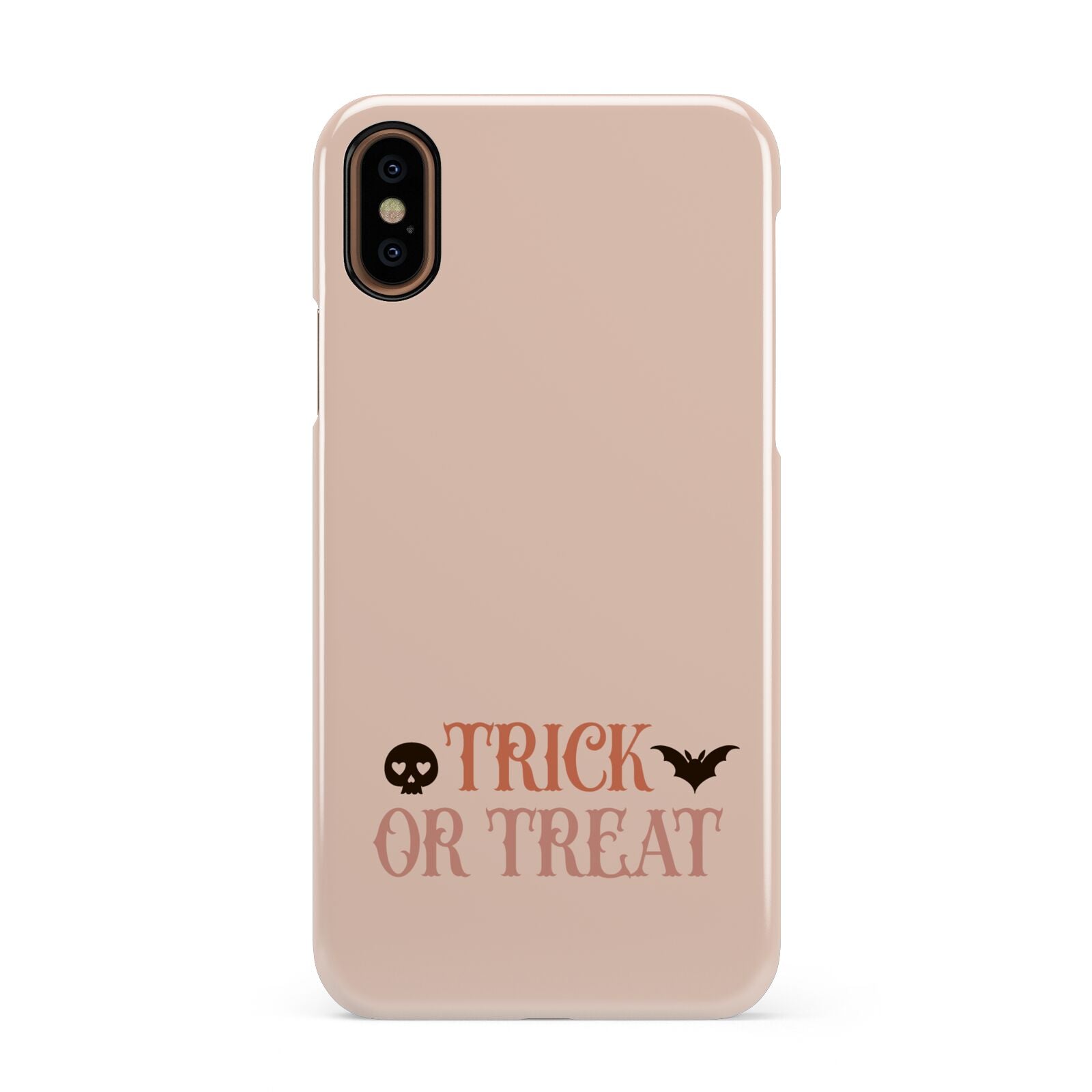 Halloween Trick or Treat Apple iPhone XS 3D Snap Case